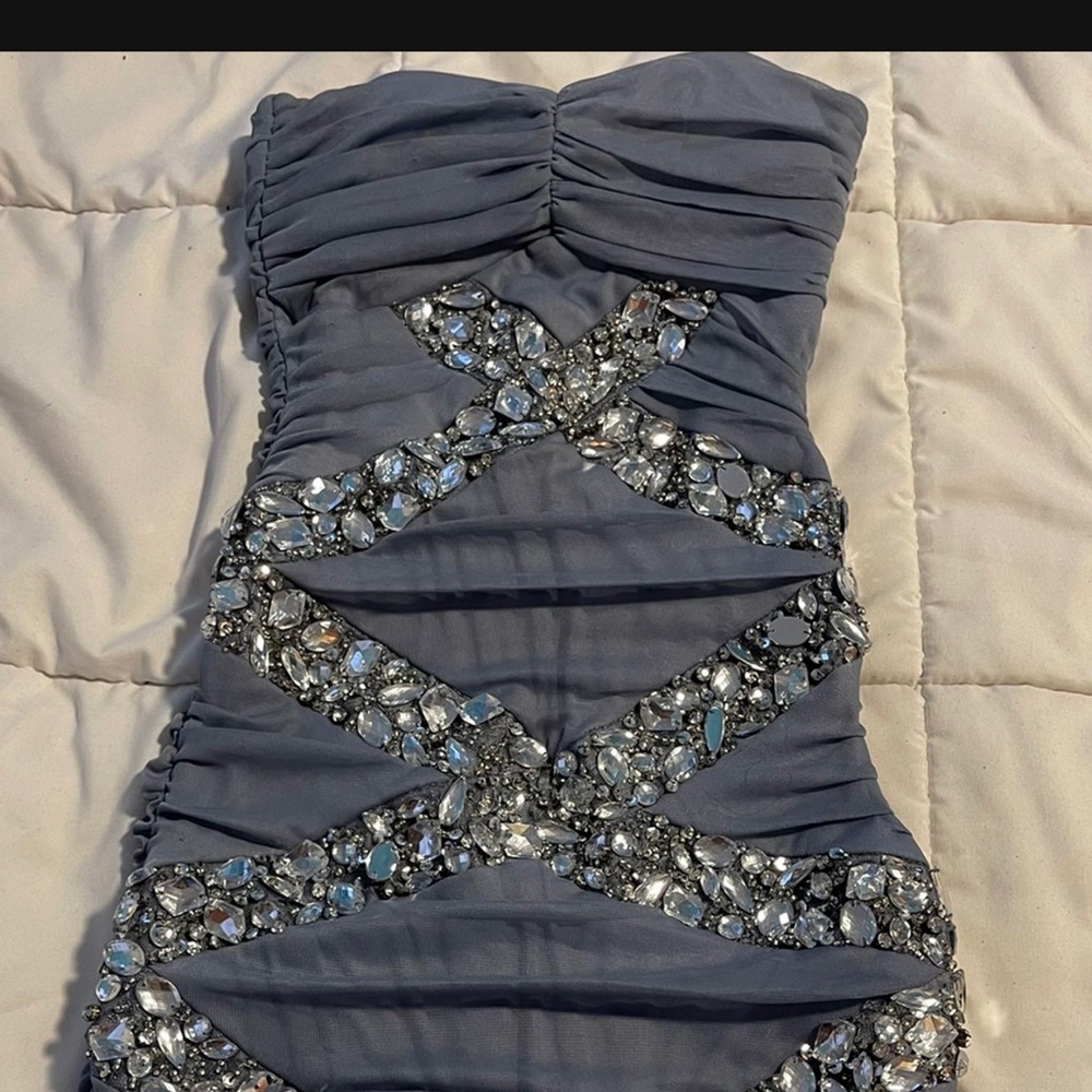 Grey/silver dress